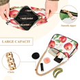 thumbnail image 2 of FORMRS Womens Shoulder Bag with Chain Strap Clutch Purse Cute Tote Handbag, White Apple Pattern, 2 of 7