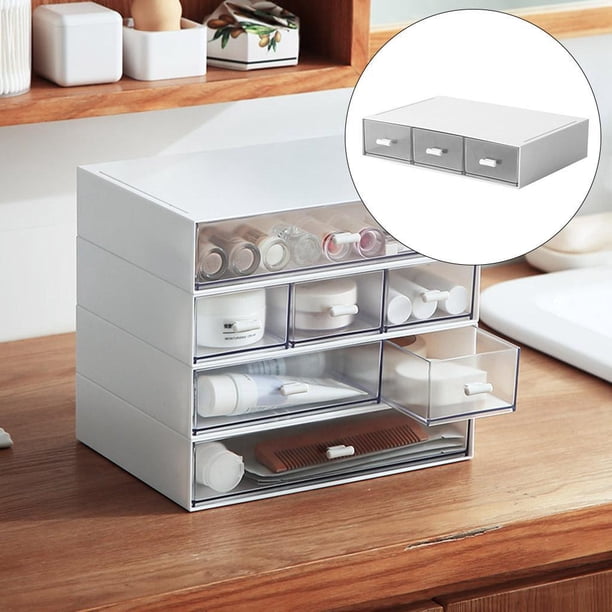Contenedor de organización Yotijar de ABS para Almacenamiento de cajones Cuadrícula blanca 3
