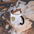 thumbnail image 5 of 3dRose, 3 Precious Vintage Children Angels, 11oz Two-Tone Black Mug, 5 of 7