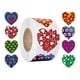 thumbnail image 4 of Pegatinas de Corazón Zulema 500 Uds Rollo Autoadhesivo 8 Patrones Multicolor 15 Pulgadas, 4 of 8
