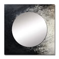 thumbnail image 2 of Designart "Printed VORTEX" Abstract Square Mirror Wall Decor Transitional - Large Grey Square Bathroom Mirror - Square Printed Wall Mirror Art, 2 of 5