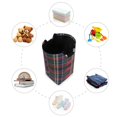 thumbnail image 7 of Yayeee Freestanding Laundry Hamper with Handle Collapsible Large Storage Basket for Clothes, Warm Tartan Mosaic, 7 of 7