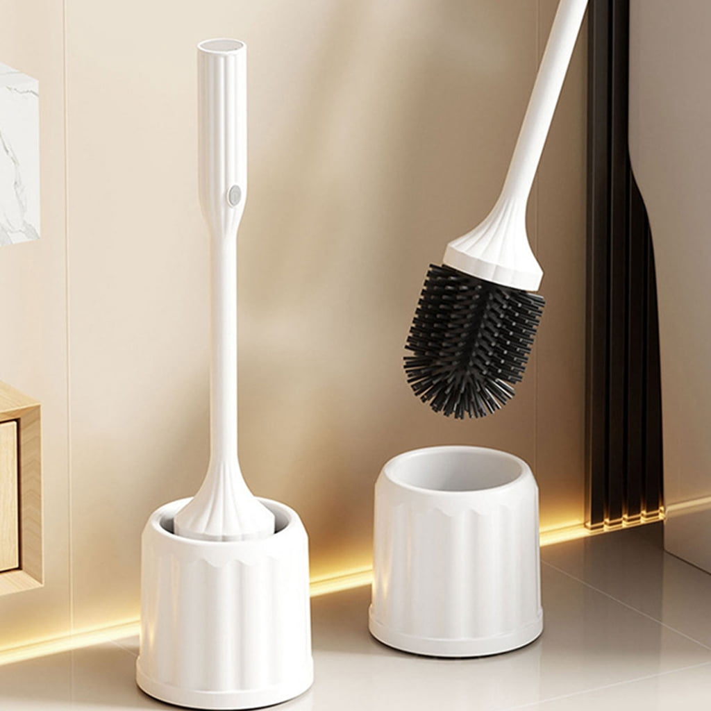 Electric Powered Toilet Brush Automated Toilet Bowl Cleaners Cleaning In Office Restroom