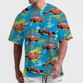 thumbnail image 5 of Camiseta de algodón de ocio para hombre con estampado de cocodrilo de Lightning McQueen y Cars de Pixar, camiseta de manga corta con cuello redondo, ropa recién llegada, 5 of 5