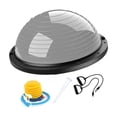 thumbnail image 1 of Pelota de equilibrio con bandas de resistencia y bomba, 18 pulgadas, pelota de ejercicio semiesférica, Gris, 1 of 8