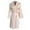 Beige, variant on Kaemgyyd Satin Robes for Women Solid Long Sleeve Silk Bathrobe Soft Lightweight Sleepwear Bridesmaid Wedding Party Robes