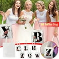 thumbnail image 3 of HBYJLZYG Wed Personalised Initial Tote Bag Floral Watercolour Her Letter Tote Bag,Decorations, 3 of 3