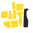 thumbnail image 3 of 2024 9Pcs Silicone Glass Sealant Remover Scraper Hand Operated for Door Caulk Tool Kit, 3 of 5