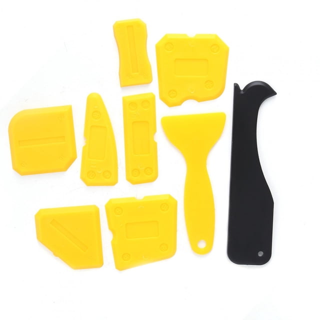 Silicone Glass Sealant Remover, Caulking Tool Kit, Flexible 9Pcs For Molding Grouting