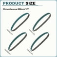 thumbnail image 2 of 1/2 x 12 Inch Sanding Belts, 16 Pcs 40/60/80/120 Grit Zirconia Abrasive Belt Sander File Belt for Woodworking, Metal Polishing, Knife Sharpener, 2 of 6