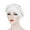 White, variant on Dalrosia Women Turban Cap Headscarf Cancer Chemo Beanies Cap Pre-Tied Twisted Braid Wrap Hat Headwrap