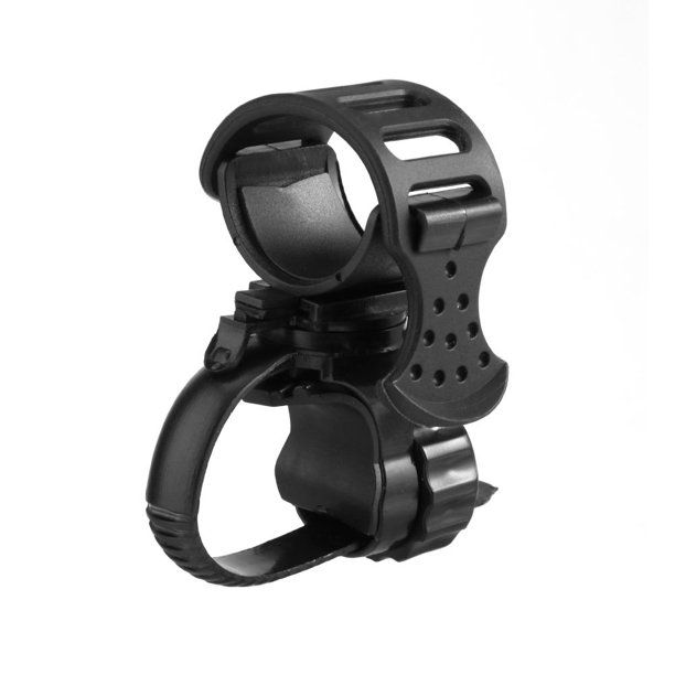 Encendiendo Soporte de montaje de luz de bicicleta Clip de abrazadera de soporte de lámpara de bicicleta giratorio de 360 grados Likrtyny Accesorios para bicicletas