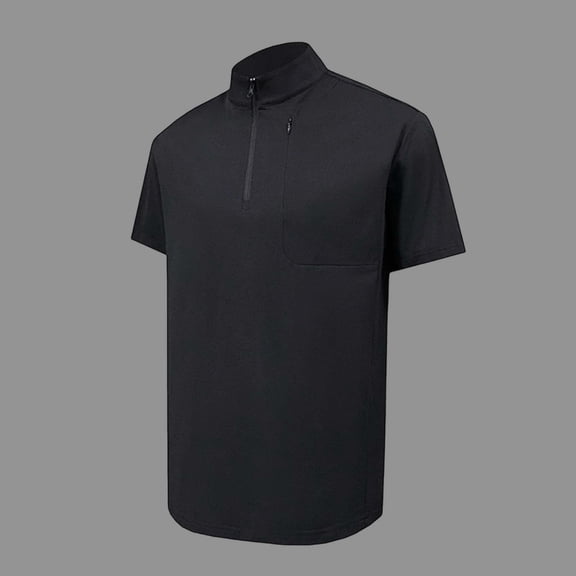 Kalauyu Golf Shirts for Men Lightweight Dry Fit Print Moisture Wicking Performance Short Sleeve Sports Shirt