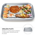 thumbnail image 3 of OFFIGAM White Stainless Steel Grill Tray with Handles, Non-Stick Oven and Grill Pan for Easy Baking and Cooking, 3 of 8