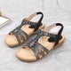 thumbnail image 1 of Sandalias de playa con diamantes de imitación sandalias bohemias con tiras elásticas para mujer elegantes, 1 of 9