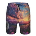 thumbnail image 3 of Fotbe Dreamy Dandelion Sunset Trajes de Baño Estampados para Hombre, Shorts de Verano de Secado Rápido, Ropa de Playa, Bañadores-Medium, 3 of 6