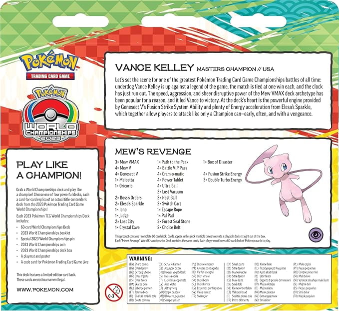 2023 Pokemon TCG World Championships Deck – Vance Kelley