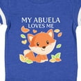 thumbnail image 4 of Inktastic My Abuela Loves Me Little Fox Boys or Girls Baby Bodysuit, 4 of 5