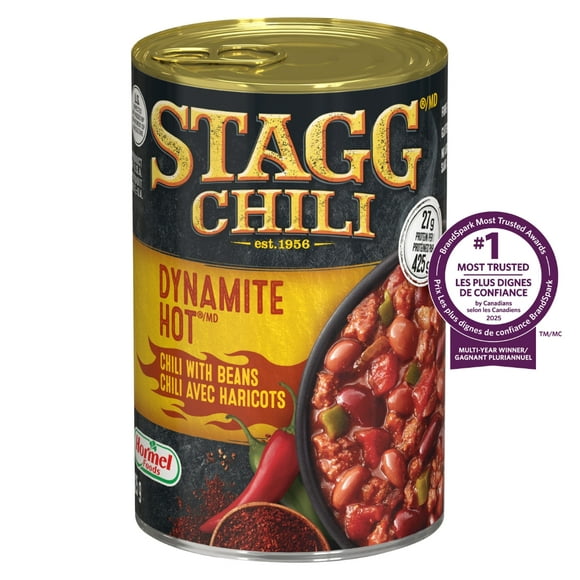 Chili avec haricots fort dynamite en conserve Chili de Stagg