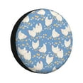 thumbnail image 1 of Balery Funny Chicken Cubiertas para Neumáticos - Protector Resistente para Neumáticos de Camioneta, SUV, Remolque, Camper y RV-15 inch, 1 of 6