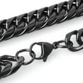 thumbnail image 6 of 9/11/13/16/20mm Top Polished Mens Chain Stainless Steel CURB CUBAN Link Necklace, 6 of 9