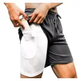 thumbnail image 1 of Gimnasio Short Con Licra Deportiva 2 En 1 Hombre Correr, 1 of 1
