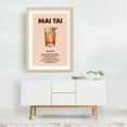 thumbnail image 6 of Mai Tai - Hawaii Illustration Cocktail Bar Typography Kitchen Decor Vintage Fruit Unframed Wall Art Print 12 x 18 inches, 6 of 60