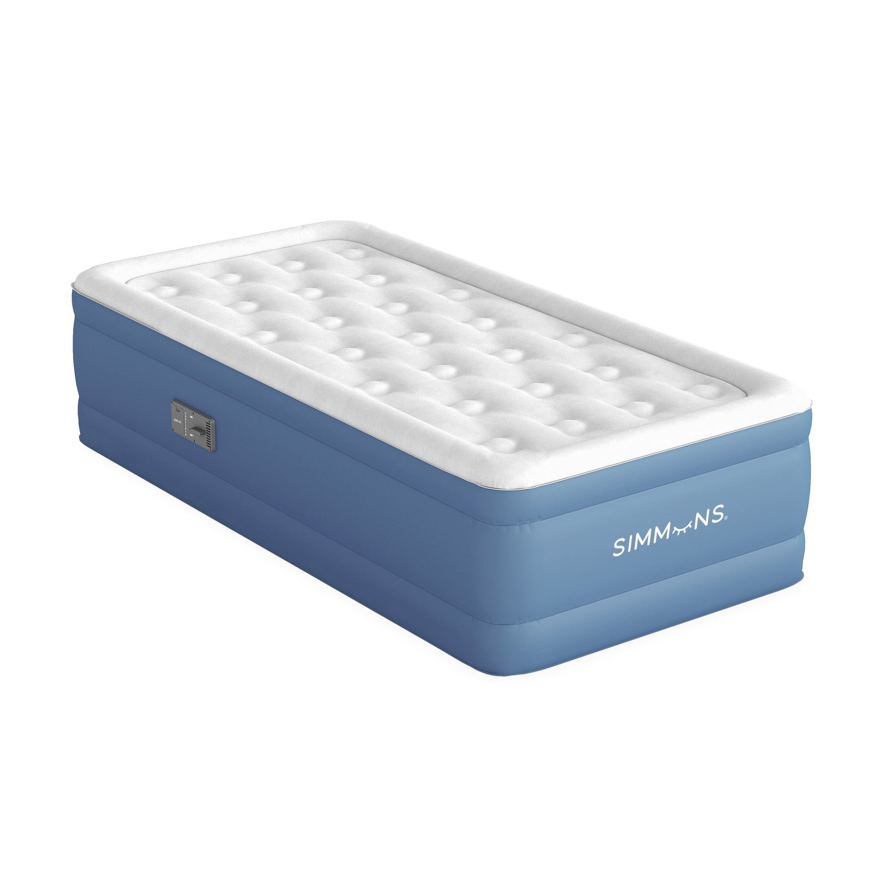 Open Box Twin Size Intex Dura-Beam Downy Airbed with Built-In Foot Pump 