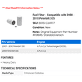thumbnail image 2 of Fuel Filter - Compatible with 2008 - 2010 Peterbilt 335 2009, 2 of 2