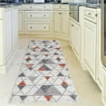thumbnail image 1 of Lbaiet CH500M23 Kaisley 2 x 3 Pi. Zone de Rectangle de Dispersion Rug&44; Blanc&44; Orange&44; Gris & Turquoise, 1 of 4