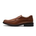 thumbnail image 2 of Mocasines de Vestir para Hombre Bruno Marc Goldman-02 en Cuero Marrón, 2 of 6