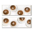 thumbnail image 1 of La Colección Stupell Home Decor Debe Tener Java Y Café Rectángulo Duo Placa De Pared De Cocina, 1 of 1