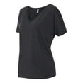 thumbnail image 2 of Bella Canvas Women's Curved Bottom Slouchy Fit V-Neck T-Shirt, Style B8815, 2 of 4