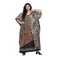 thumbnail image 2 of Oussum Women Kaftan Cover Up Polyester Beach Maxi Dress Plus Size Boho Caftan Gown, 2 of 8