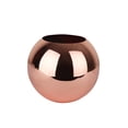 thumbnail image 1 of Florero de acero inoxidable, contenedor de flores de metal, maceta redonda para plantas nórdicas, decoración de mesa para sala de estar de oficina AweSitey HA001195-03B, 1 of 6