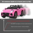 thumbnail image 3 of Coche Jaguar Montable para Niños Costway Juguete Eléctrico con Mando Rosa, 3 of 9