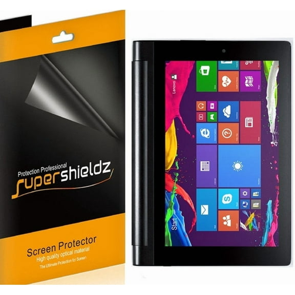 [3-Pack] Supershieldz for Lenovo Yoga Tablet 2 10 Inch / Yoga 2 10.1" Screen Protector, Anti-Bubble High Definition (HD) Clear Shield