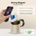 thumbnail image 5 of 7-in-1 Dual Phone Wireless Charging Station with Night Light, Phone Holder, Time Sync, Week/Temperature Display, 30W Adapter for iPhone, AirPods, iWatch Fast Charging Dock, USB-C & USB-A Outputs, 5 of 15