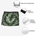 thumbnail image 3 of Balery Tropical Palm Leaves1 Calzoncillos bóxer para hombre, ropa interior de algodón suave y transpirable con cinturilla de nailon-X-Large, 3 of 5
