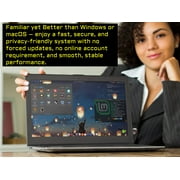Linux Mint Cinnamon Bootable USB – Fast, Secure & Easy Operating System for PC - Includes Office, Media & Repair Tools
