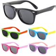 thumbnail image 1 of Style 17 Gafas de sol polarizadas de silicona para niños, gafas para niños y niñas, sombras Uv400 para bebés y niños, 1 of 5
