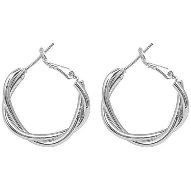 Pendientes De Aro Plata 925 - Hipoalergénicos Y Cómodos Para Dormir
