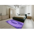 thumbnail image 5 of Ahgly Company Machine Washable Indoor Rectangle Transitional Heliotrope Purple Area Rugs, 8' x 10', 5 of 7