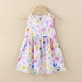 thumbnail image 2 of XXWXYD Toddler Girls Boho Dress Sleeveless 𝖥loral Print Summer Princess Casual Beach Sundress Playwear Kids Vacation Garden Par𝗍y Bohemian Chic Outfit, 2 of 4