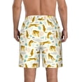 thumbnail image 3 of Naloa Leopard Print Men's Beach Shorts, Surfing shorts, Swim trunks, Quick Dry Swim Trunks for Surfing Beach Fun - Medium, 3 of 9