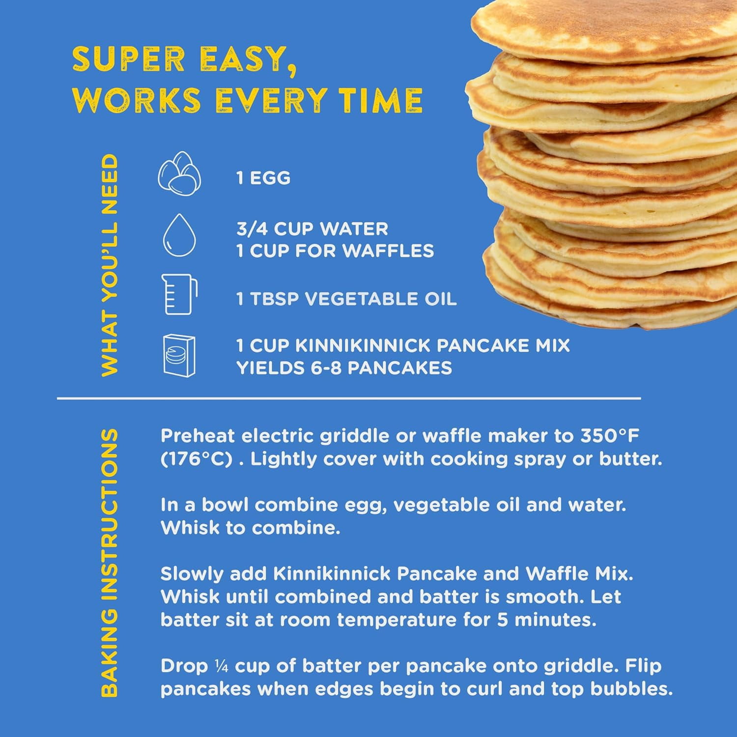 (Pack Of 6) Kinnikinick Mix Pancake & Waffle 16 Oz