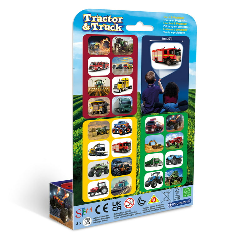 Brainstorm Toys: Tractor & Truck Torch & Projector