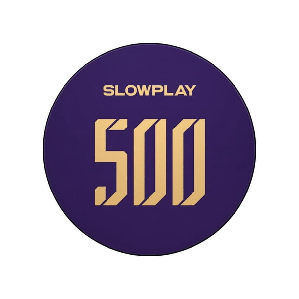Fichas de póquer de cerámica Slowplay Godel a granel Fichas de póquer de cerámica de 12 gramos de grado casino para Texas Hold'Em Paquete de fichas profesionales de 43 mm de 50 con denominación de 500