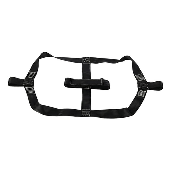 jiaping Motorcycle Rear Wheel Tie Down Strap Universal Black