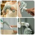thumbnail image 4 of facefd 1.3M Telescopic Ceiling Duster Bendable Duster Telescoping rod Dusting Brushes for Cleaning Ceiling Fan Car green, 4 of 9